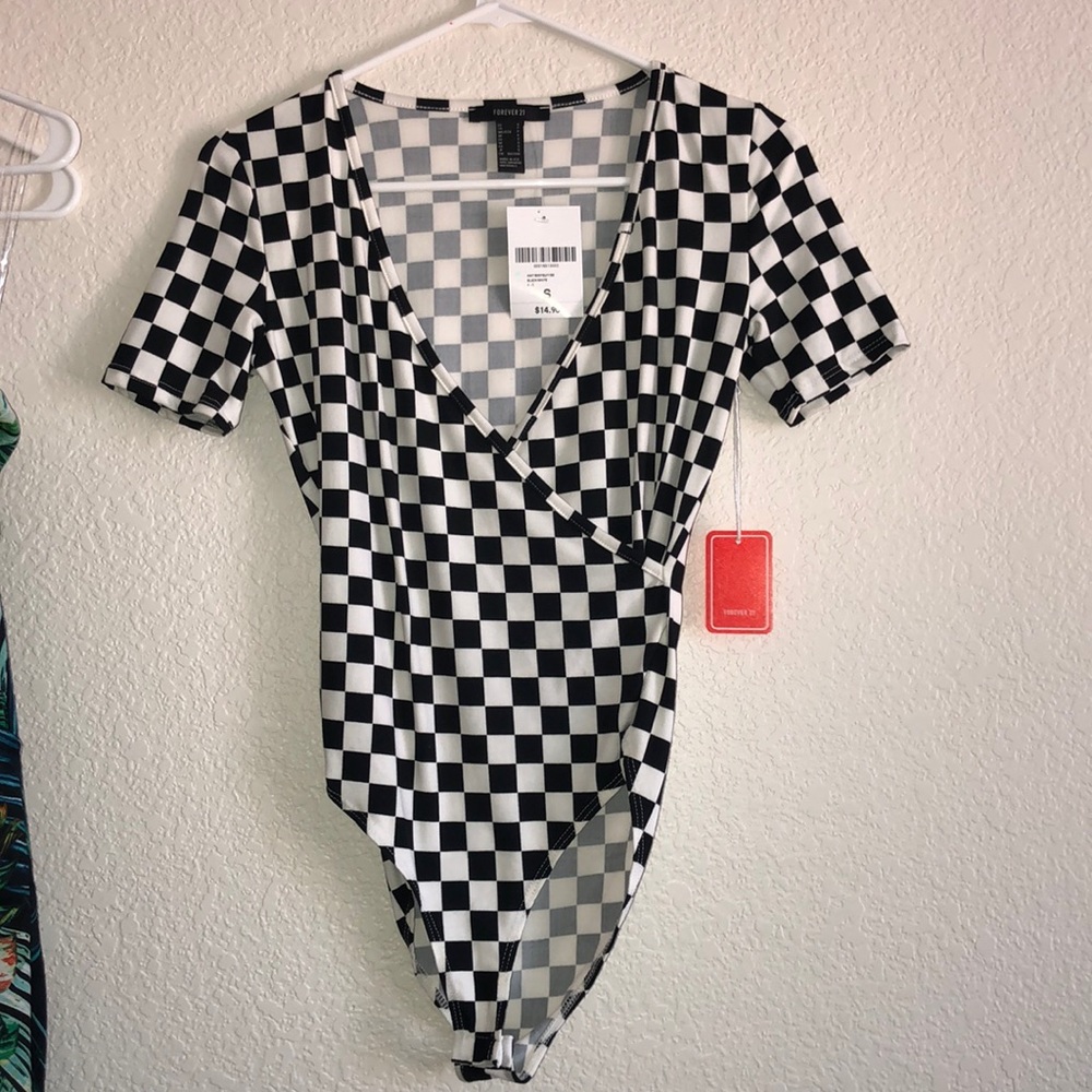 Checker bodysuit!